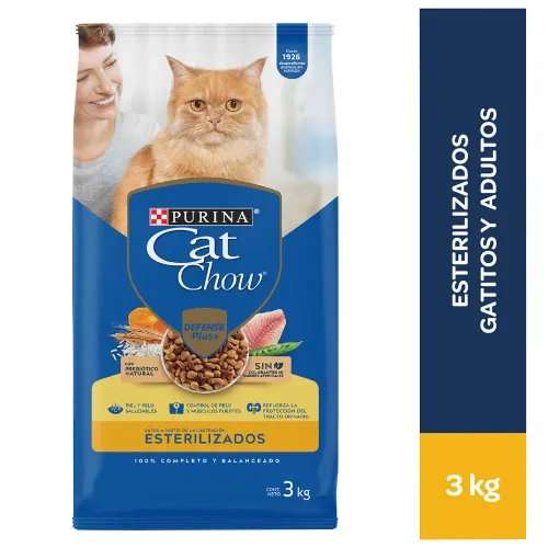 CAT CHOW Adulto Sabor Pescado en Bolsa de 3kg