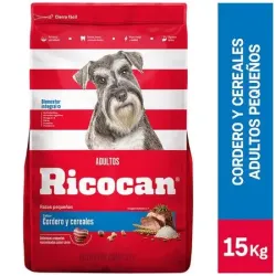 Alimento para Perros Adultos Razas Pequeñas Cordero y Cereales 15Kg