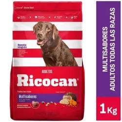 Alimento para Perros Adultos todas las Razas Multisabores 1Kg